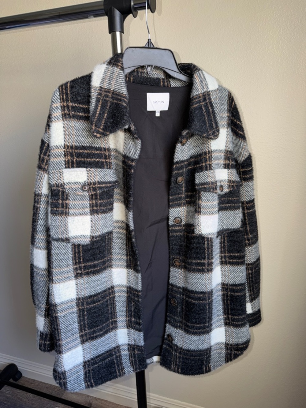 Greylin Eyelash Knit Shacket Jacket